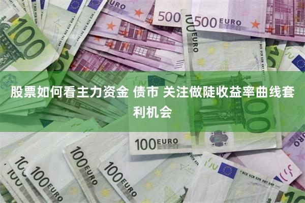 股票如何看主力资金 债市 关注做陡收益率曲线套利机会