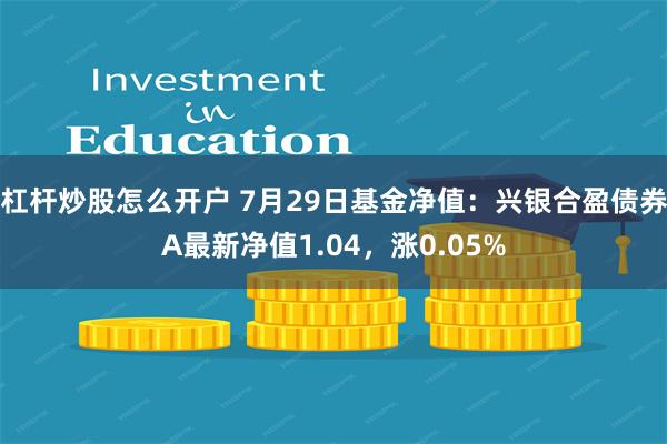 杠杆炒股怎么开户 7月29日基金净值：兴银合盈债券A最新净值1.04，涨0.05%