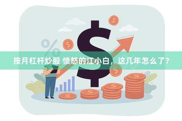 按月杠杆炒股 愤怒的江小白，这几年怎么了？